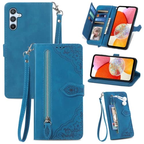 Fr Samsung Galaxy A13 A14 A15 A25 A26 5G Leather Wallet Stand Shockproof Case US