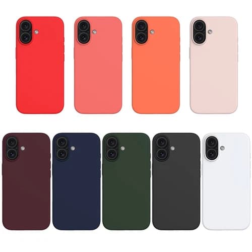 Natural Tactility Portable Magnetic Silicone Case for Apple IPhone 16 Plus Phone