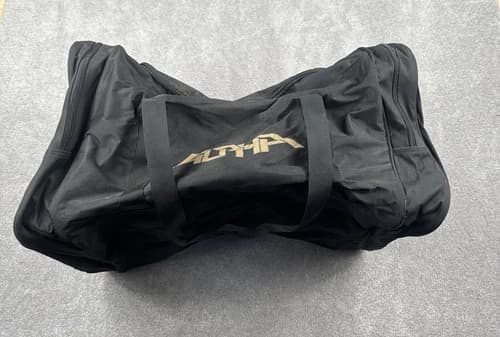 Spalding Alpha Sports Equipment Duffle Bag large Black