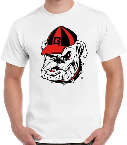 Georgia Bulldogs T-shirt. Gray,White,Khaki.Size S-XXL Free Ship USA