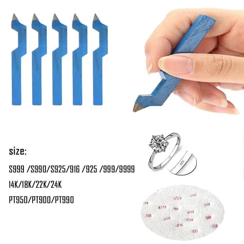 Steel Jewelry Punch Stamp Mold Bracelet Marking Tool Jewelry Necklace Making