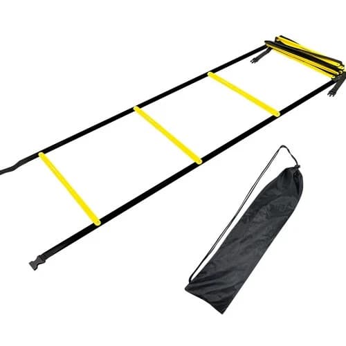 Agility Ladder Speed Training Equipment 16FT 12 Rung Footwork Sports Agility ...