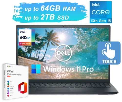 2026 Dell Inspiron Laptop 15 Touch 10-Core Intel i5 Upto 64GB RAM 2TB SSD WinPRO