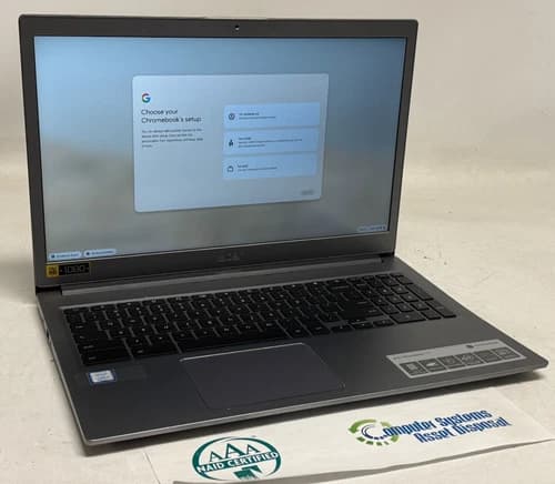 Acer Chromebook CB715-1W 15.6" (i3-8130u - 8GB RAM - 128GB eMMC)