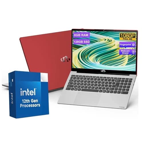 NEW LISTINGNIMO 15.6" FHD Laptop Intel Pentium Quad-Core N100 8GB RAM 128GB SSD WiFi 6