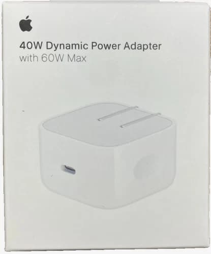 Apple 40W Dynamic Power Adapter with 60W Max