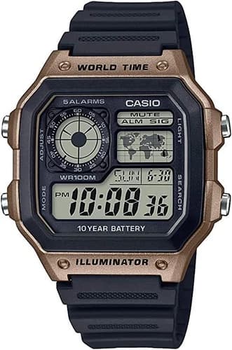 Casio AE1200WH-5AV Chronograph Illuminator Watch