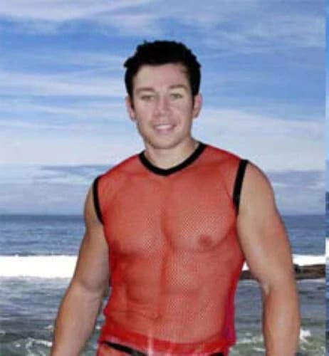 Mesh Muscle Shirt, Great for Clubbing or Raves Or The Beach.