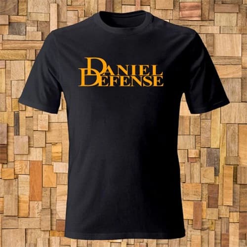 Daniel Defense Logo Men's Black T-shirt Size S-5XL