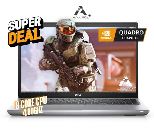 Dell Precision 15.6" NVIDIA Gaming Laptop Intel Core i7 16GB RAM 512GB SSD W11P