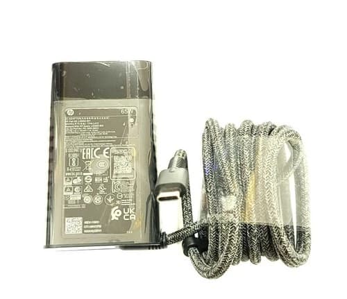 New Genuine 65W USB-C AC Adapter Charger for HP ELITEBOOK X360 1040 G6 G7 G8