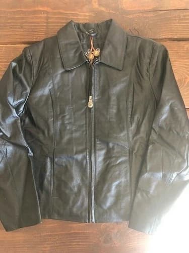 Matt Zini Leather Coat Style NWT Sz XL Black, Men's