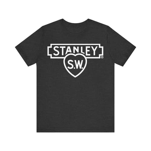 Stanley Bailey SW Tee T Shirt, Plane Gift 1 2 3 4 5 6 7 8 9 10 1/2 H Woodworking