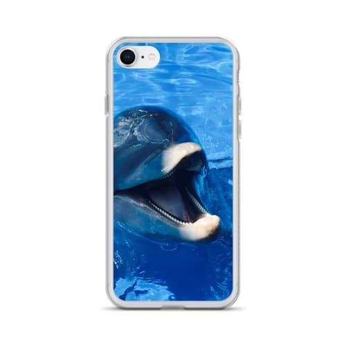 Dolphin iPhone Case, iPhone Case, Blue Case, Electronics, Phone Accessories